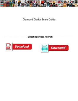 Diamond Clarity Scale Guide