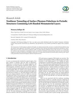 Nonlinear Tunneling of Surface Plasmon Polaritons in Periodic Structures Containing Left-Handed Metamaterial Layers