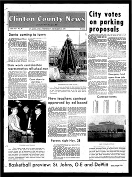 NOVEMBER 24, 1971 Proposals ST