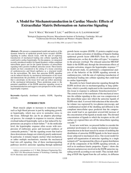 Effects of Extracellular Matrix Deformation on Autocrine Signaling