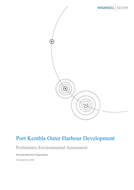 Port Kembla Outer Harbour Development Preliminary Environmental Assessment