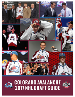 Colorado Avalanche 2017 Nhl Draft Guide Contents