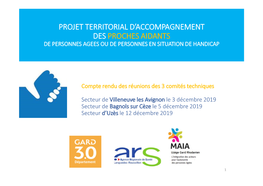 Projet Territorial D'accompagnement Des