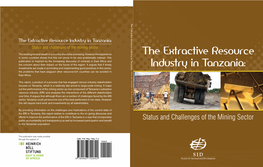The Extractive Resource Industry in Tanzania