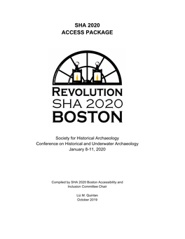 Sha 2020 Access Package