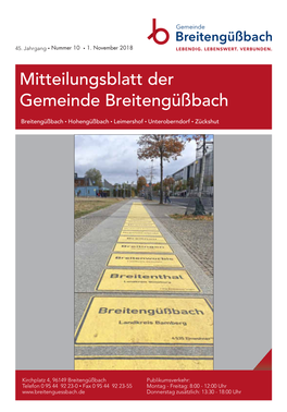 Novemberausgabe 2018