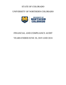 (University of Northern Colorado 2019