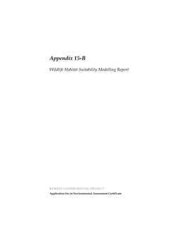 Appendix 15-B