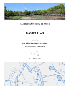 Kaneiolouma Master Plan Final V.1.1