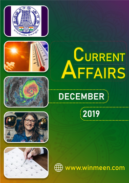 December Current Affairs 2019
