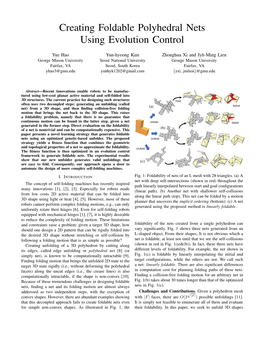 Creating Foldable Polyhedral Nets Using Evolution Control