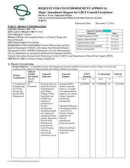 Financing Plan