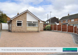 74 Van Diemans Road, Wombourne, Wolverhampton, South Staffordshire, WV5