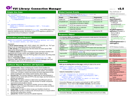 YUI Library: Connection Manager V2.5