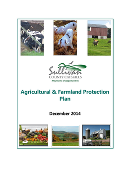 Agricultural & Farmland Protection Plan 2014