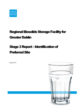 Regional Biosolids Storage Facility for Greater Dublin Stage
