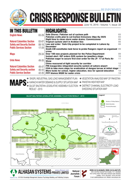 Crisis Response Bulletin Page 1-16