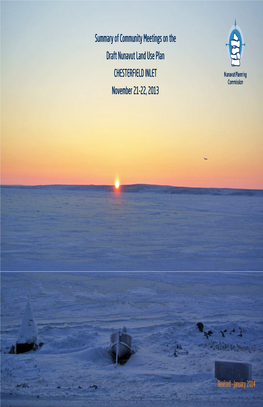 CHESTERFIELD INLET November 21-22, 2013