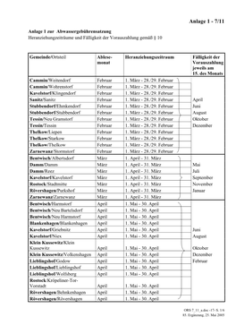 Anlage 1 - 7/11