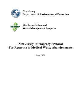 New Jersey Interagency Protocol for Response to Medical Waste Abandonments