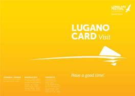 LUGANO CARD Visit