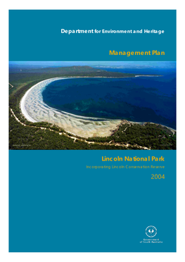 Lincoln National Park Management Plan