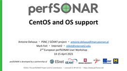 Centos and OS Support