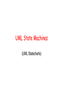 UML State Machines