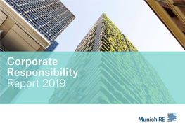 Corporate Responsibility Report 2019 2