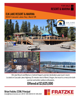 Resort & Marina Elk Lake Resort & Marina