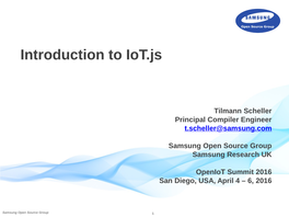 Introduction to Iot.Js