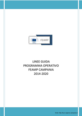 Linee Guida Programma Operativo FEAMP Campania 2014/2020