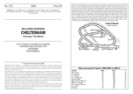 Cheltenham, the Old Course and the New Course