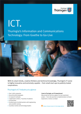 Thuringia's Information and Communications Technology: From