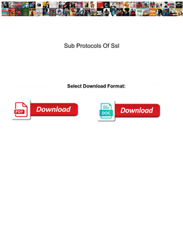 Sub Protocols of Ssl