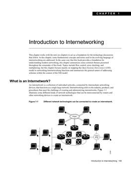 Introduction to Internetworking