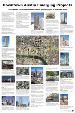 Projects Under Construction Or Being Planned in the Lower Part of Downtown Austin