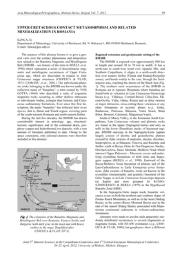 Upper Cretaceous Contact Metamorphism and Related Mineralization in Romania