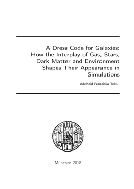 A Dress Code for Galaxies: How the Interplay of Gas, Stars, Dark Matter and Environment Shapes Their Appearance in Simulations