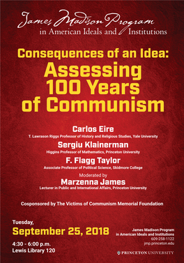 Assessing 100 Years of Communism Carlos Eire T