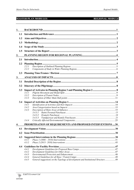 Master Plan for Sabarimala Regional Module IL&FS Ecosmart