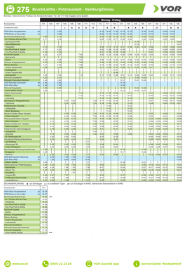 Fahrplan Bus