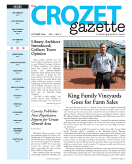 Crozet Gazette 10-06.Indd