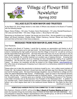 Spring 2012 Newsletter