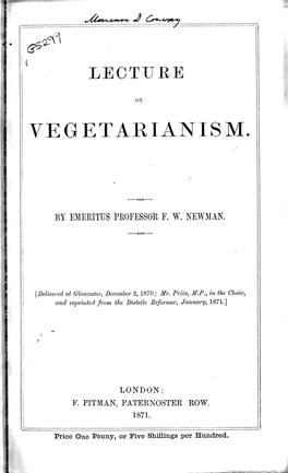 Vegetarianism