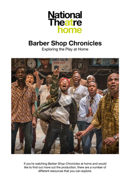 Barber Shop Chronicles Exploring the Play at Home