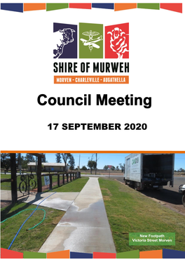 11 Council Meeting 17 September 2020