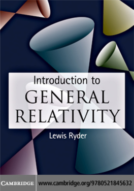 Ryder Lewis Introductionto General Relativity.Pdf