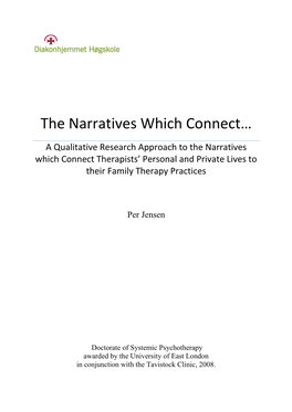 The Narratives Which Connect…