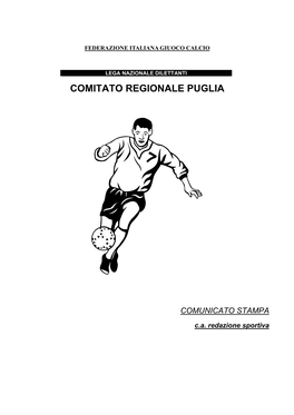 Comitato Regionale Puglia